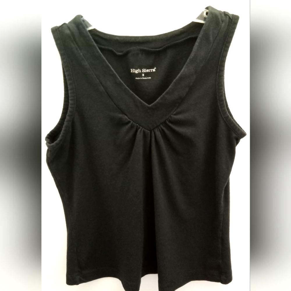 High Sierra Black Sleeveless Top